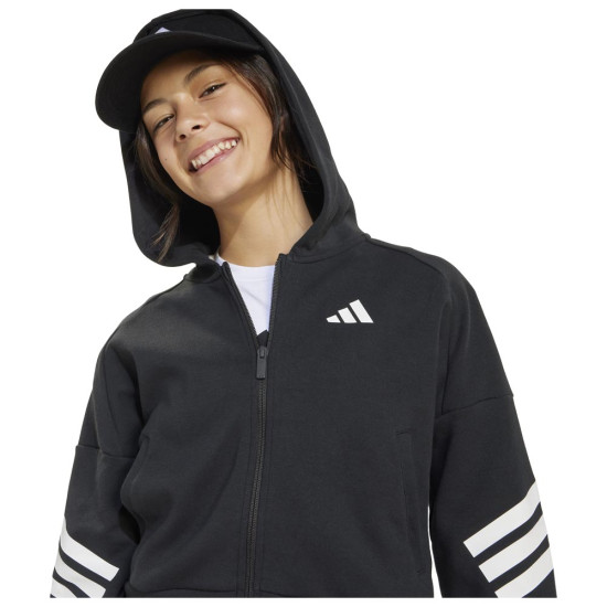 Adidas Γυναικεία ζακέτα Future Icons 3-Stripes Full-Zip Hooded Track Jacket Adidas Γυναικεία ζακέτα Future Icons 3-Stripes Full-Zip Hooded Track Jacket